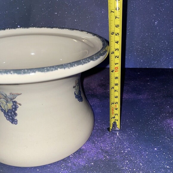 Home & Garden Party Stoneware - Fruit Design - Cake Plate W/pedestal - Picture 7 of 8